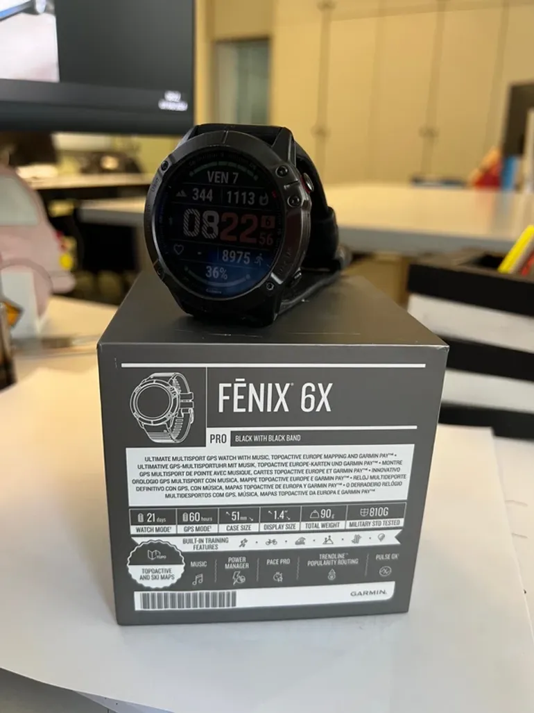 Used Garmin Fenix 6x Pro 51mm bike — image 3 of 5