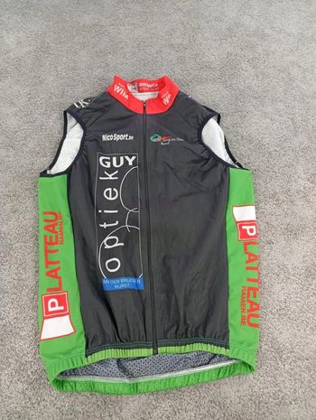 Used nico sport Nicosport coupe vent velo homme taille L - 51 414 - sans manches - Belgique Cycling Clothing