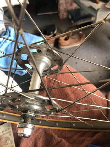 Brugt Mavic Titanfelge SSC mit Campagnolo Nuovo Record Nabe Wheels