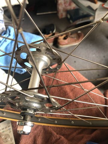 Käytetty Mavic Titanfelge SSC mit Campagnolo Nuovo Record Nabe Wheels