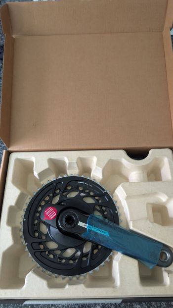 Used Sram Force E1 DUB DM 2x12 Carbon Crankset 2025 Drivetrain & Pedals