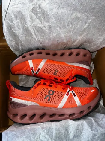 Used Orange Cloudsurfer Trail Running Shoes