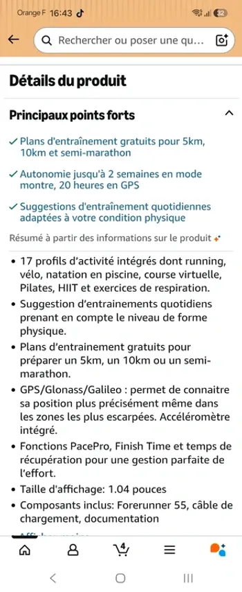 Použité Garmin Forerunner 55 bike — obrázek 6 z 6