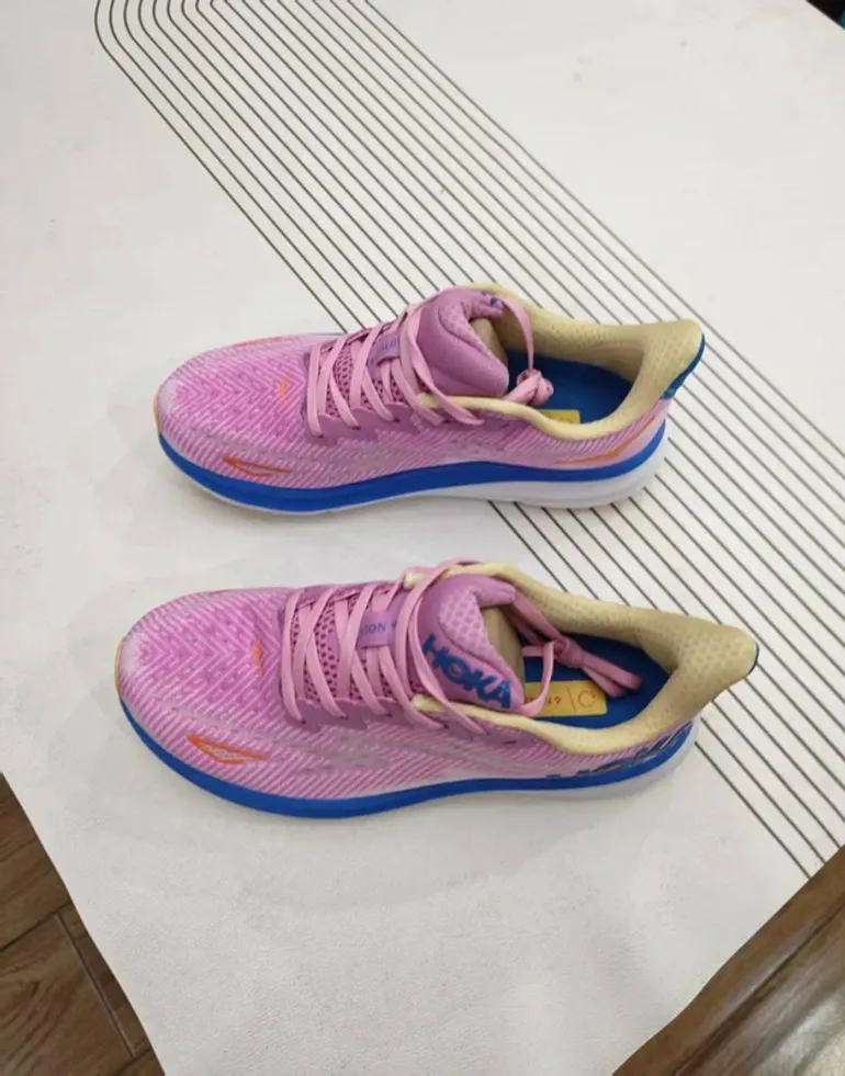 Used Hoka Shoes Pink size 40 bike — image 5 of 5