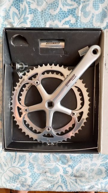 Campagnolo Record Crankset Drivetrain & Pedals usato