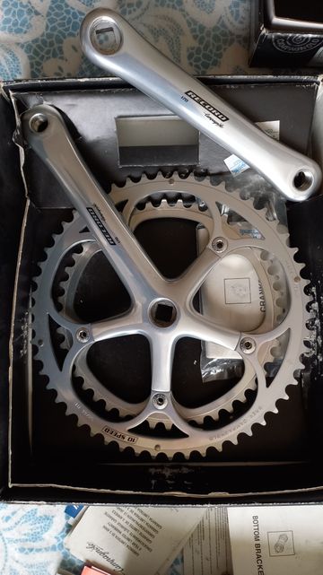 Campagnolo Record Crankset Drivetrain & Pedals usato