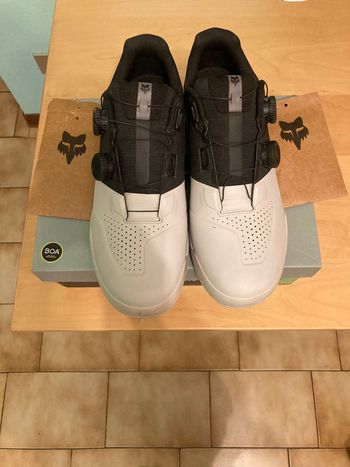 Gebrauchtes Fox Racing Union BOA Clipless EU 44, 5 Vintage White / Black Vintage 2026 Cycling Shoes