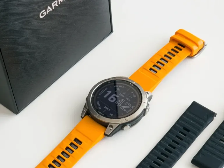 Used Garmin Fenix 7 PRO Sapphire Solar bike — image 2 of 7
