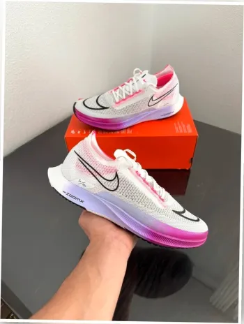 Used White Nike ZoomX Streakfly Running Shoes