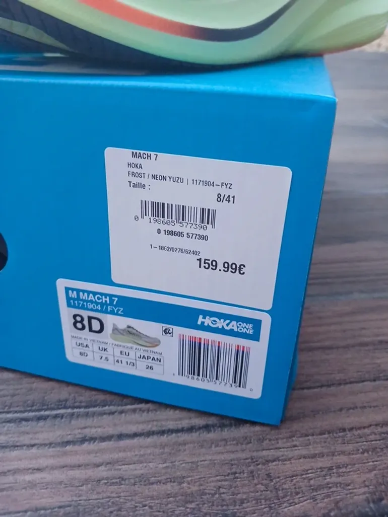 Hoka Mach 7 bike d'occasion — image 2 sur 3