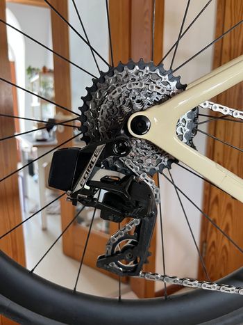 Used Sram Force 12v 10-36 Cassette XDR Drivetrain & Pedals