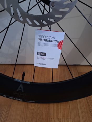 Used Dt Swiss ARC 1600 65mm Wheelset 2026 Wheels