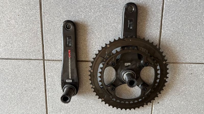 Campagnolo Super Record Crank Drivetrain & Pedals usato