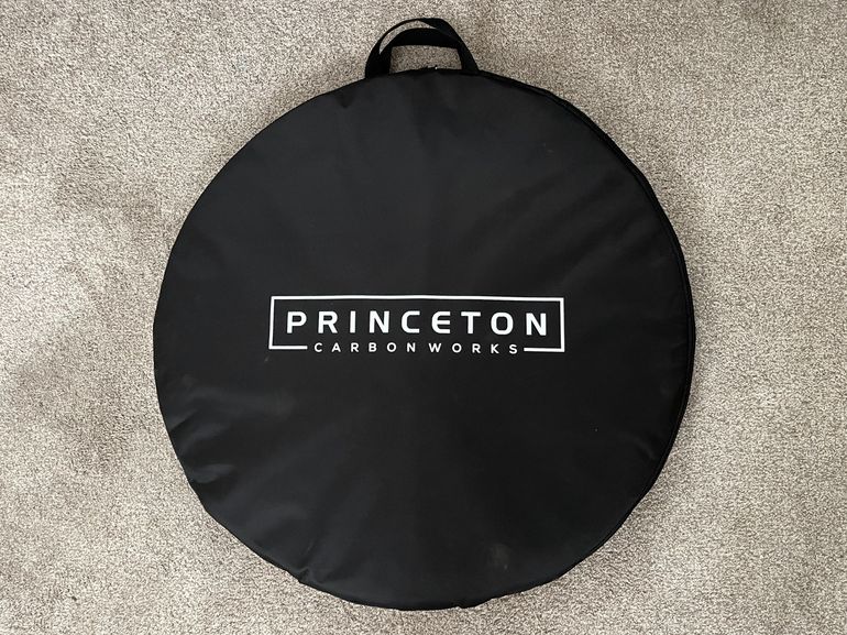 Used Princeton CarbonWorks Chrome Silver Mach 7580 TSV2 Disc Brake Front Wheel bike — image 4 of 24