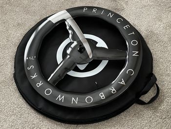 Used Princeton CarbonWorks Chrome Silver Mach 7580 TSV2 Disc Brake Front Wheel bike — image 10 of 24