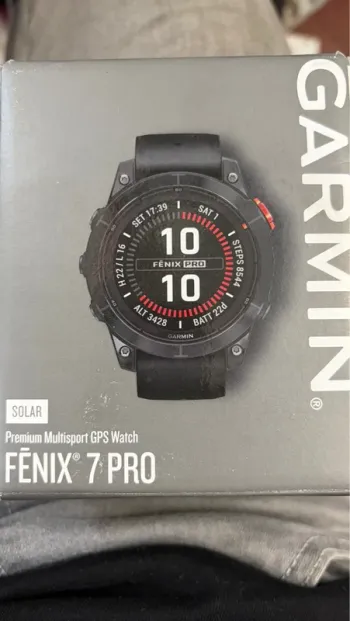 Used Garmin fénix 7 pro solar bike — image 4 of 4