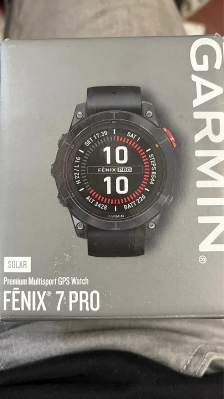 Used Garmin fénix 7 pro solar bike — image 4 of 4