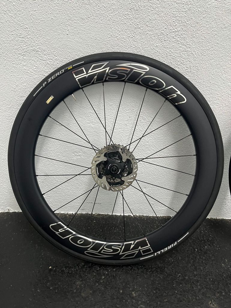 Brugt Vision Metron 60SL Silver Edition Wheels 2025 bike — billede 6 af 10