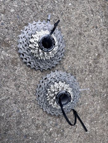 Used Shimano NEW! Dura Ace 11-30 Drivetrain & Pedals
