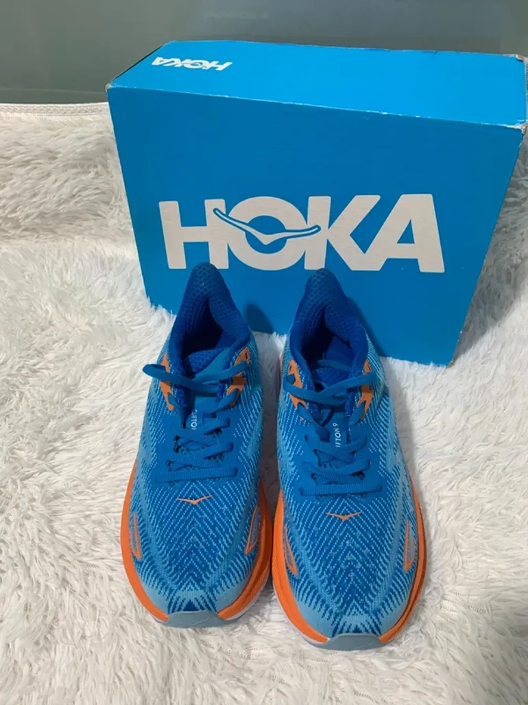 Used Hoka Chaussure blanche taille 44 bike — image 3 of 8