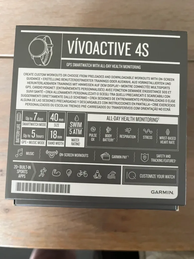 Used Garmin vivoactive 4S bike — image 4 of 7