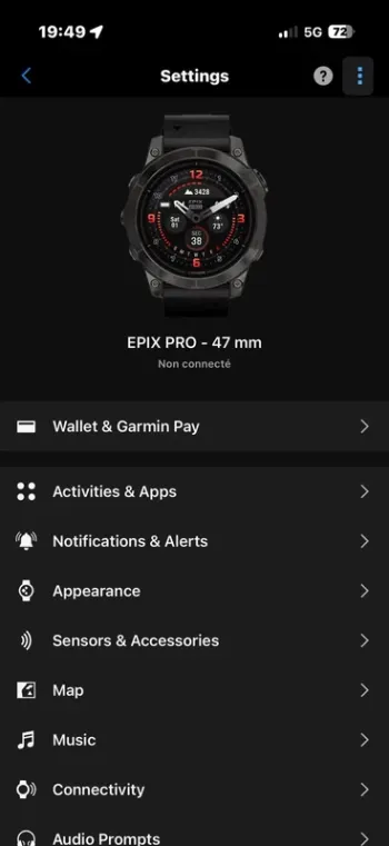 Used Garmin Epix Pro 47mm bike — image 4 of 4