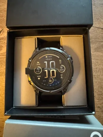 Used Garmin fenix 8 sapphire titanium 47mm bike — image 2 of 5