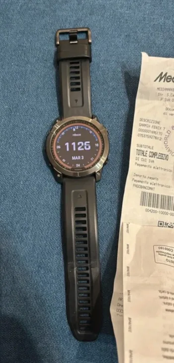 Used Garmin Fenix 7X Solar Electronics