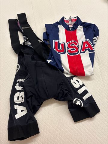 Used Assos USA Cycling Kit Cycling Clothing