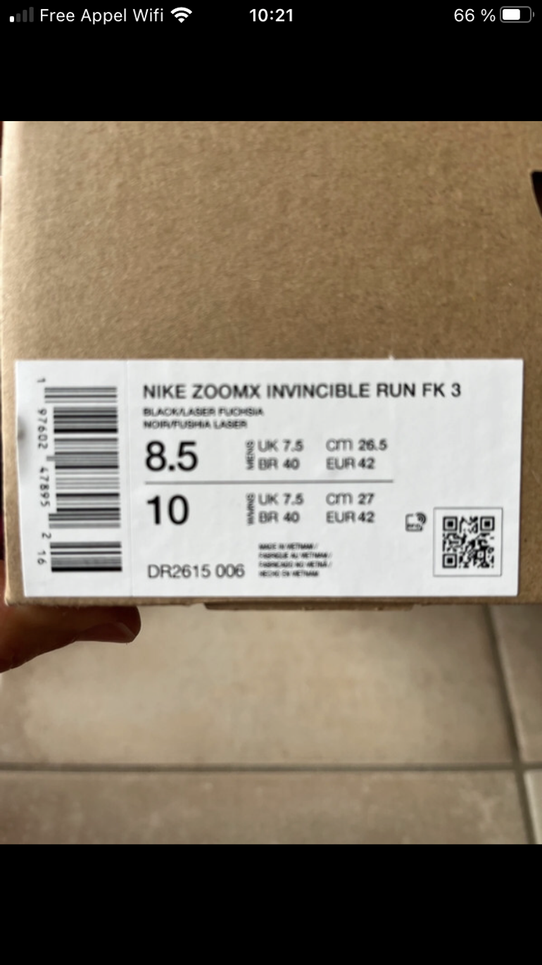 Brugt Nike Invincible Run 3 bike — billede 5 af 6