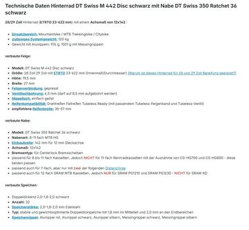 Brugt Dt Swiss MTB Laufrad 2025 bike — billede 4 af 5