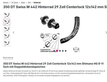 Brugt Dt Swiss MTB Laufrad 2025 bike — billede 5 af 5
