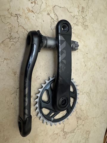 Brugt Sram XX1 Eagle Crankset Drivetrain & Pedals