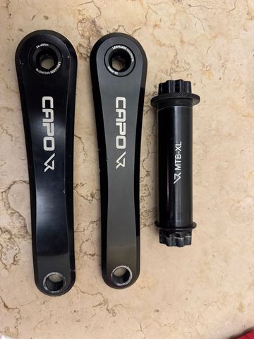 Brugt Leonardi Racing Capo Crank Drivetrain & Pedals