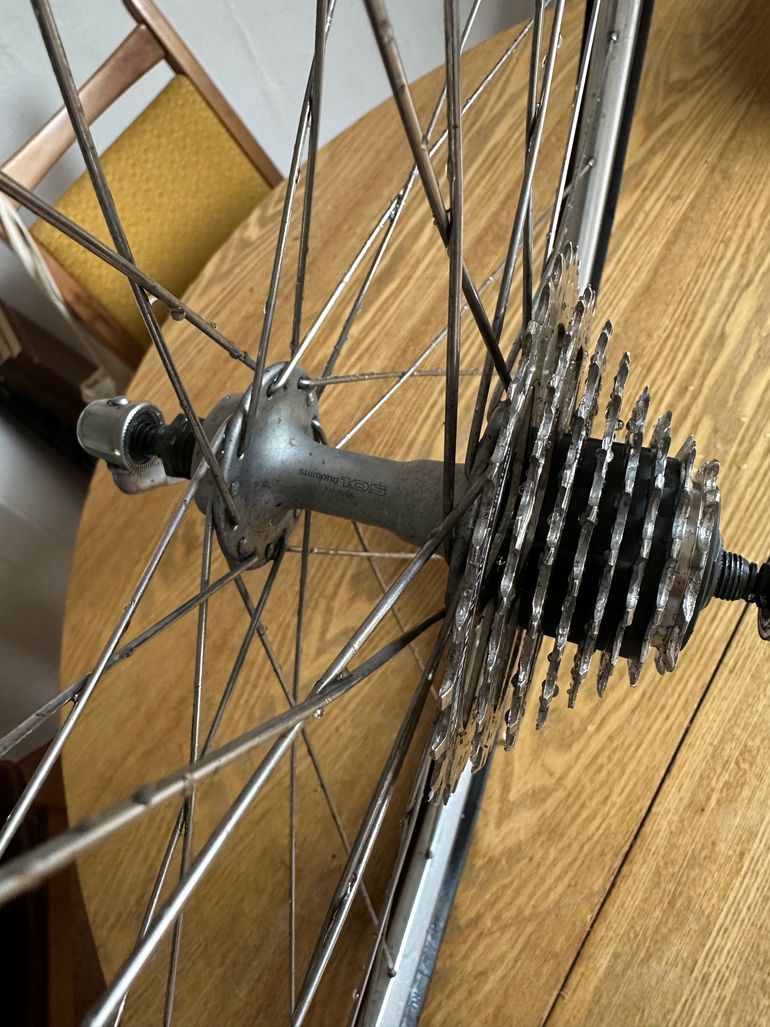Brugt Campagnolo Lambda 6082 Alloy T6 Wheelset 1990 bike — billede 3 af 10