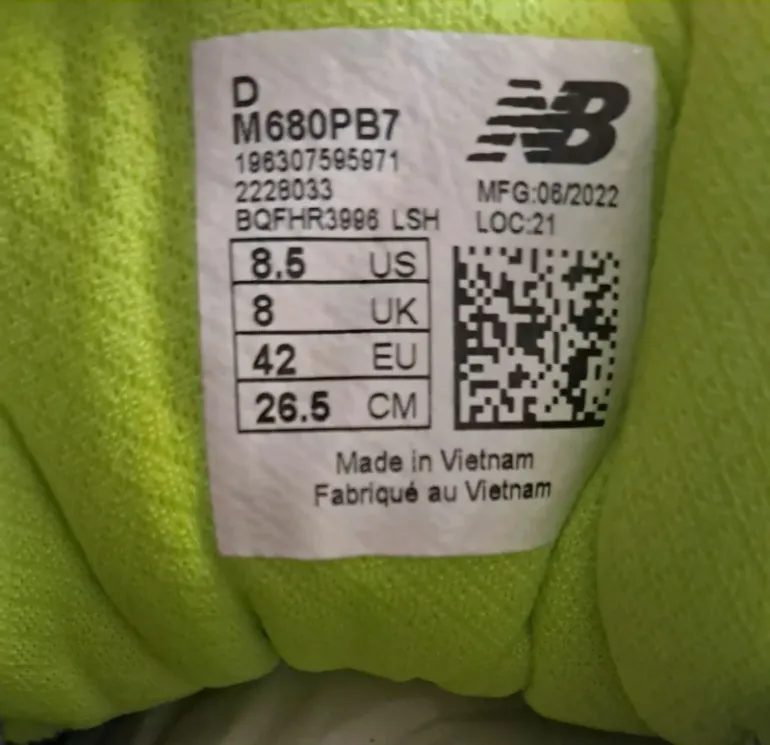 Brugt New Balance Sportschuhe Herren 42 bike — billede 6 af 6