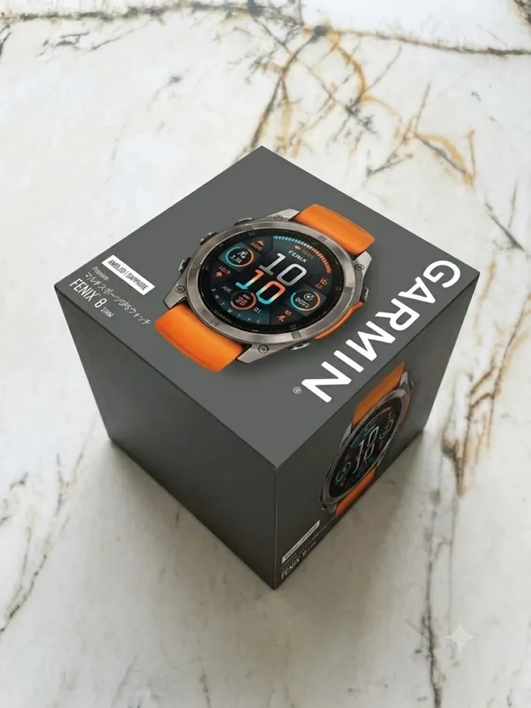 Used Garmin fenix 8 51mm Amoled Sapphire Titanium bike — image 2 of 2