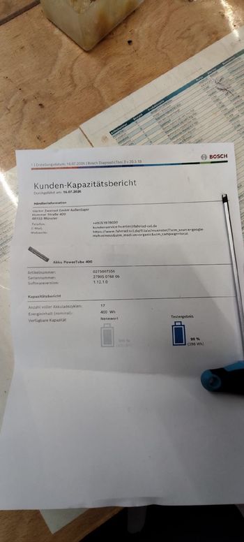 Używany Bosch PowerTube 400 2024 Cycling Accessories