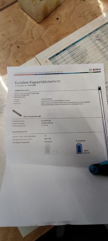 Used Bosch PowerTube 400 2024 Cycling Accessories
