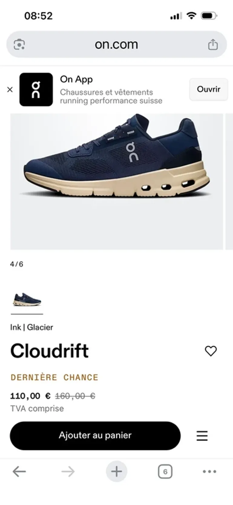 On Running Cloudrift bike d'occasion — image 9 sur 9