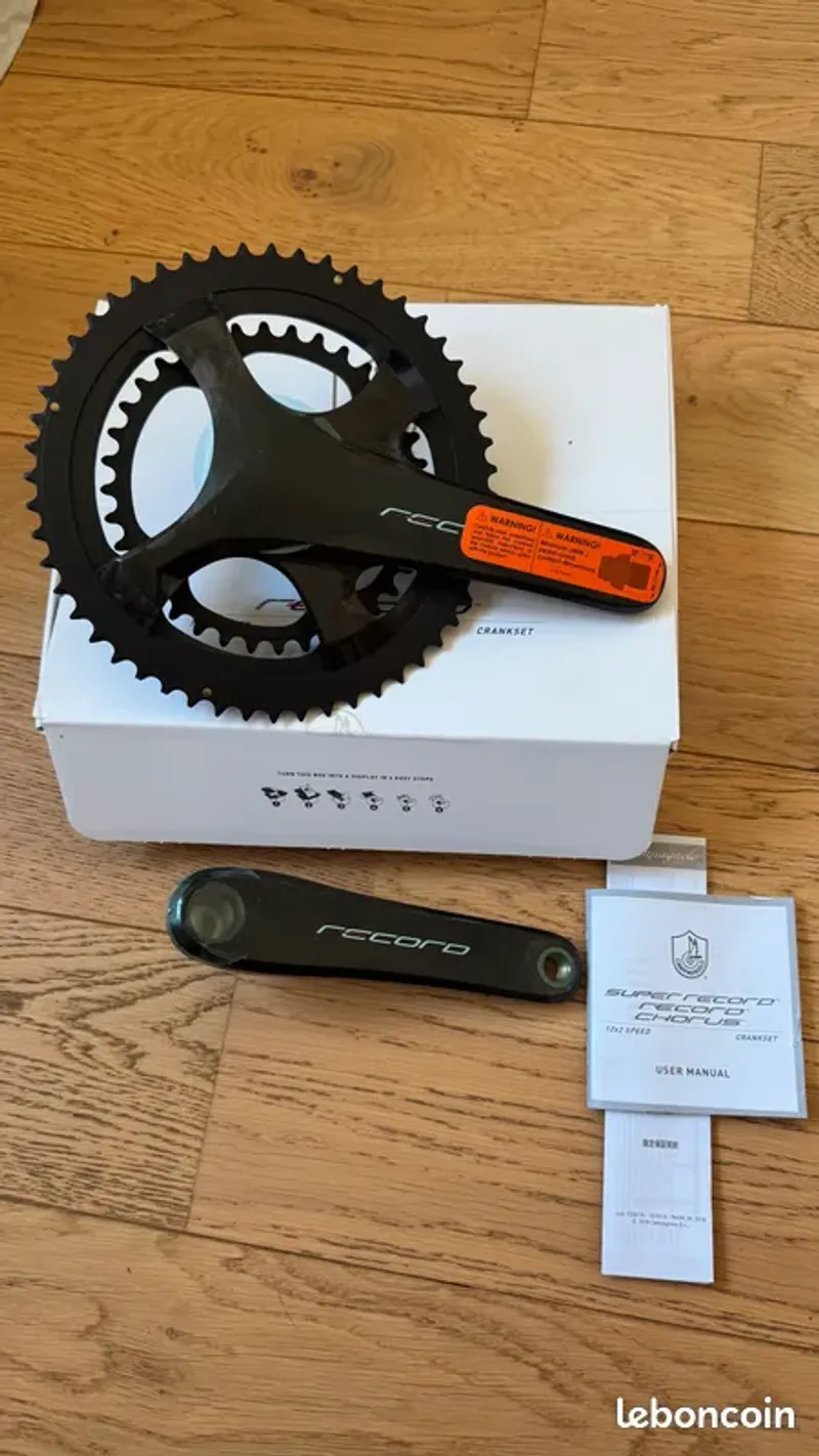 Used Campagnolo Pédalier Record Ultra Torque 52-36 170mm Drivetrain & Pedals