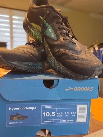 Used Brooks Hyperion Tempo 2025 Running Shoes