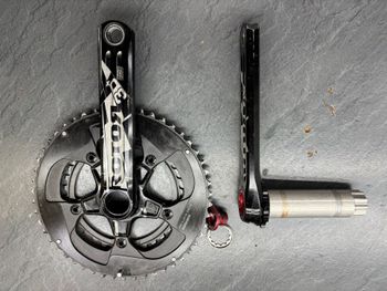 Used Rotor 3D Crank Drivetrain & Pedals