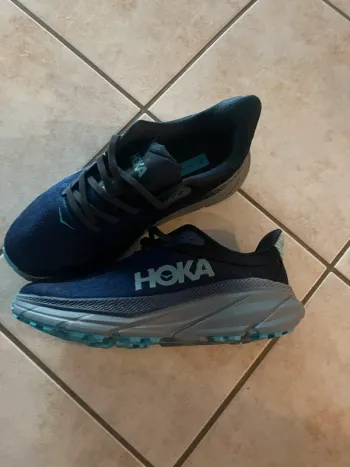 Tweedehands Hoka Basket Bleu Foncé Running Shoes