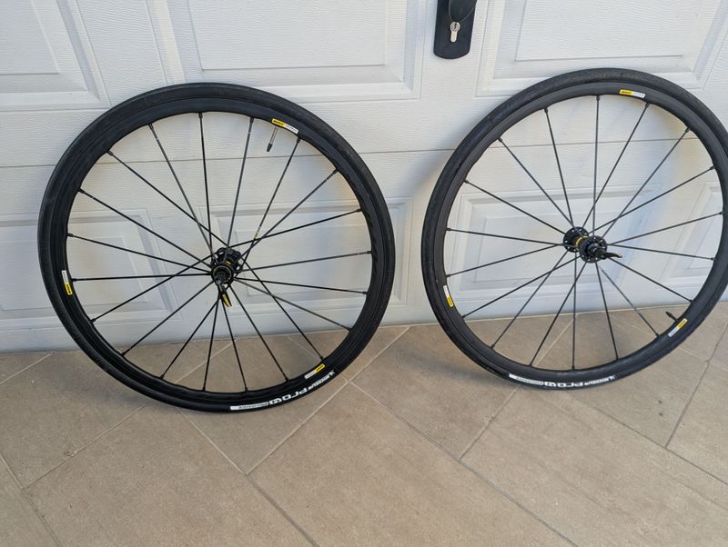 Used Mavic Ksyrium Pro Exalith SL Wheelset Wheels