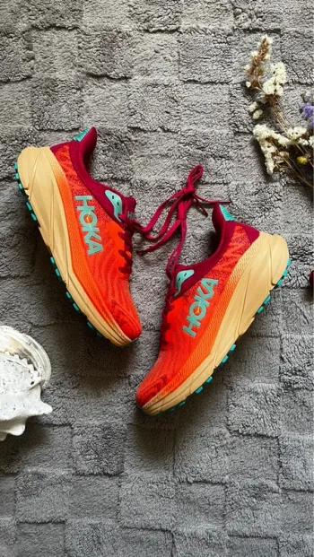 Used Orange HOKA Challenger ATR 7 Running Shoes