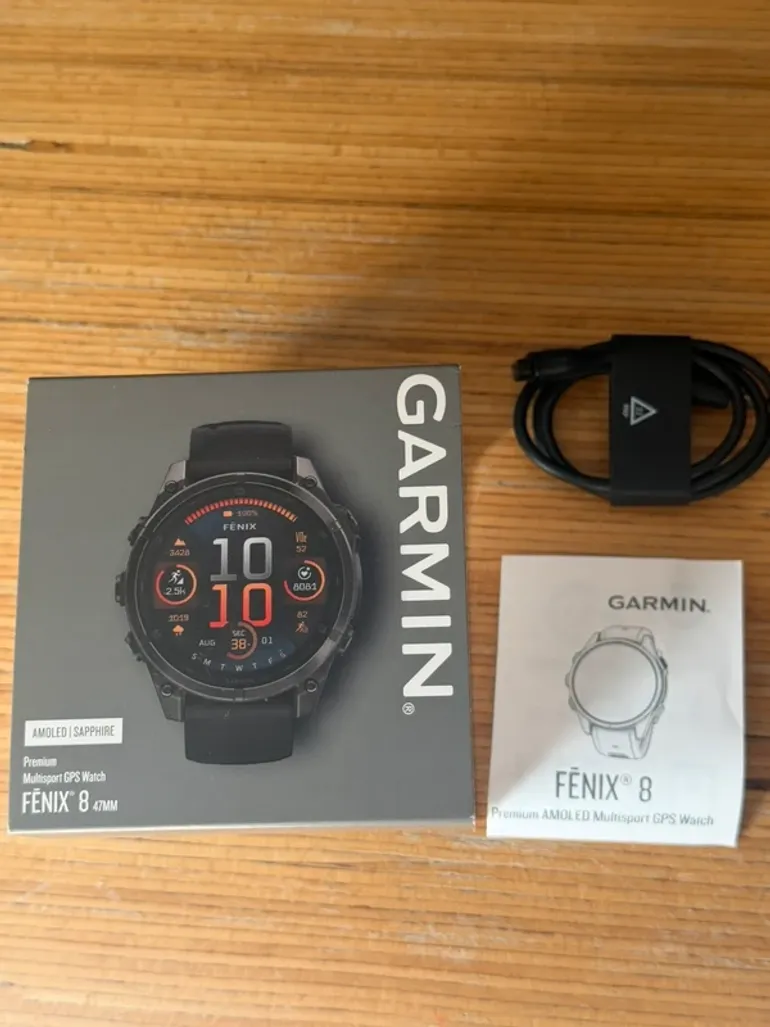 Used Garmin Fénix 8 AMOLED Sapphire bike — image 10 of 10
