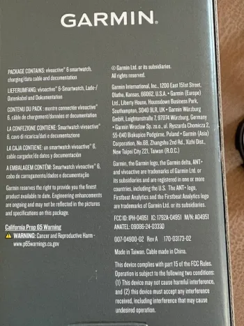 Used Garmin Vivoactive 6 bike — image 3 of 5