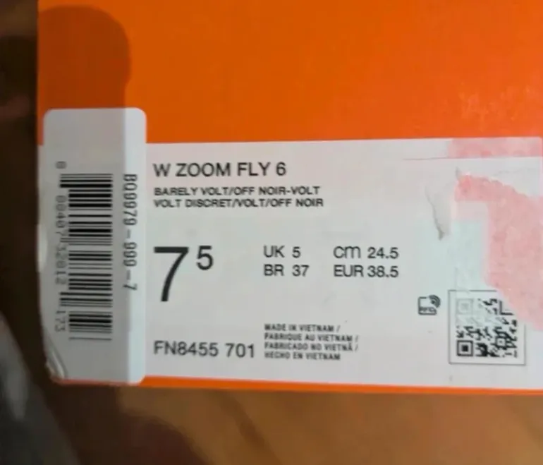 Used Nike Zoom Fly 6 bike — image 4 of 4