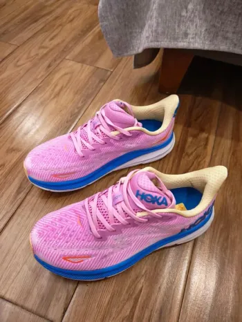 Used Hoka Shoes Pink size 38 bike — image 3 of 3